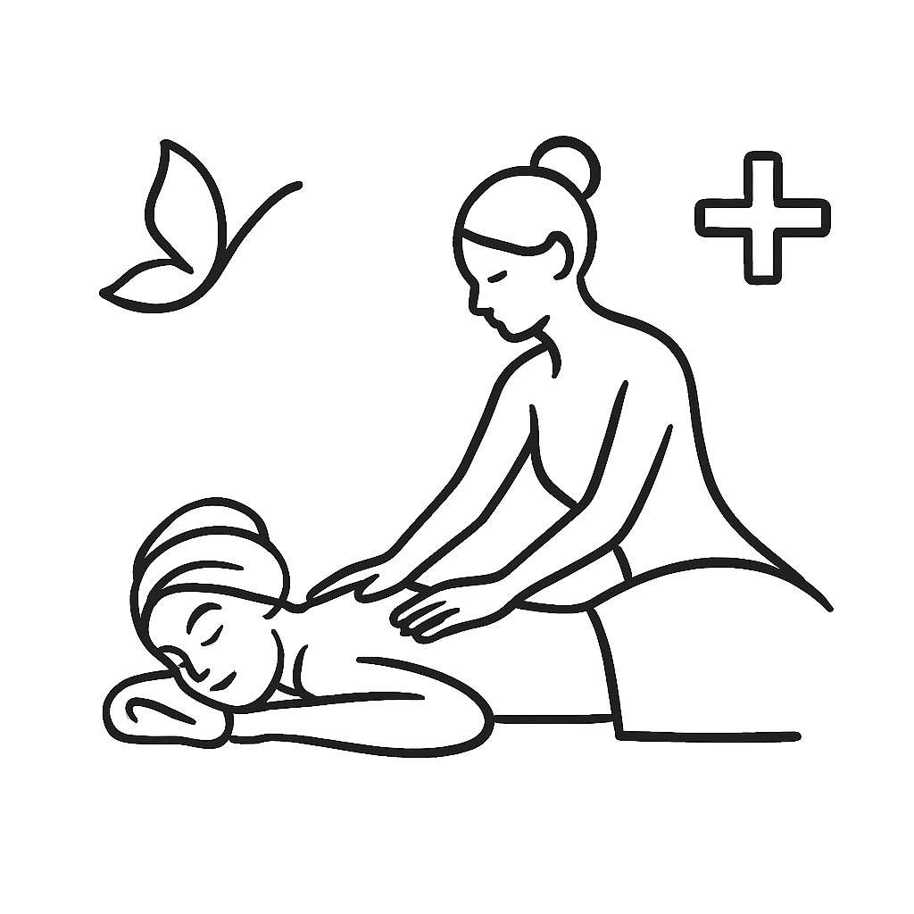 Rugmassage (60 min) icon bij stella