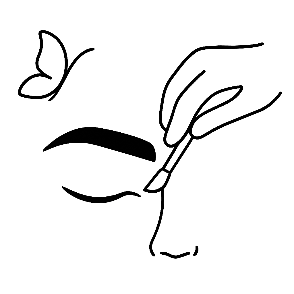 Verven van Wenkbrauwen icon Bij Stella